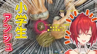 睡眠中のニュイに小学生のようないたずらをして大笑いするアンジュ【にじさんじ切り抜き】