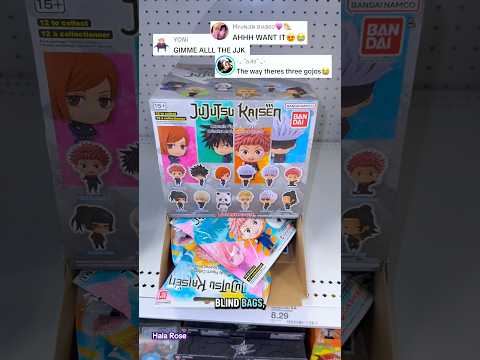 Jujutsu Kaisen blind bags!! #fypシ #jujutsukaisen #jjk #gojo #gojosatoru #anime #blindbag #unboxing