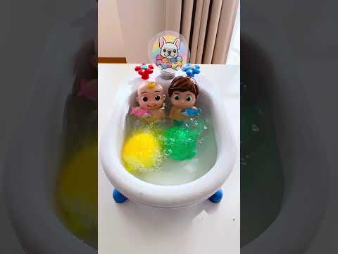 what color?🐶🟢🟡Part47 #shorts #bathbomb