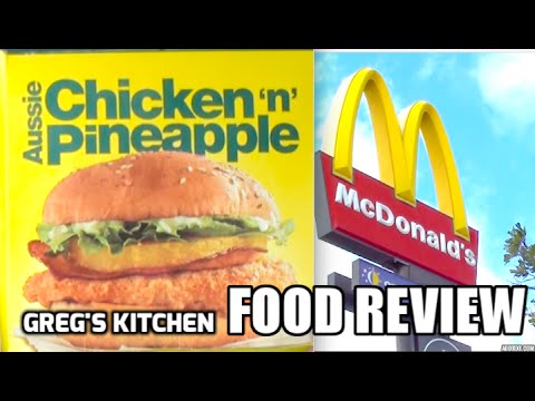 McDonalds® "CHICKEN 'N' PINEAPPLE" FOOD REVIEW - Greg's Kitchen - UCGXHiIMcPZ9IQNwmJOv12dQ