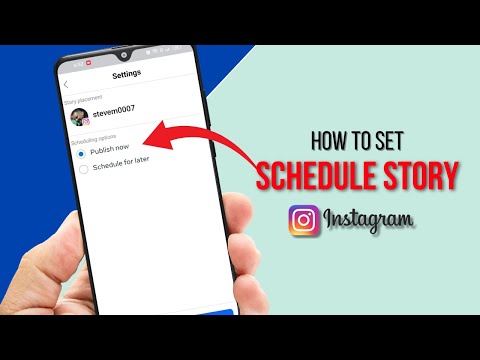How to set schedule story on instagram? schedule ig stories