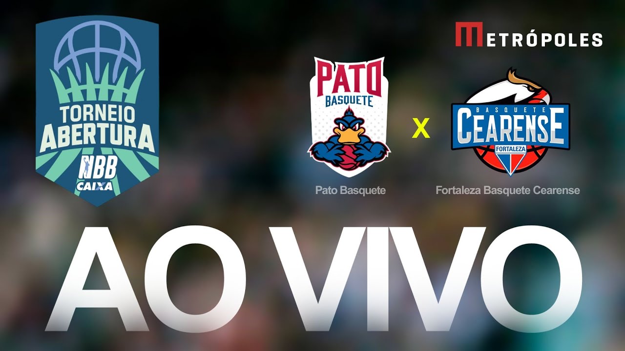 TORNEIO ABERTURA NBB – PATO BASQUETE x FORTALEZA BASQUETE – AO VIVO E COM IMAGENS – 28.09.25