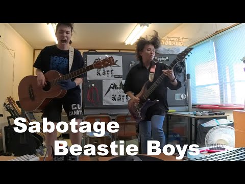 Beastie Boys - Sabotage  - guitar + bass cover #ビースティーボーイズ
