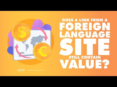 Does A Link From A Foreign Language Site Still Contain Value?