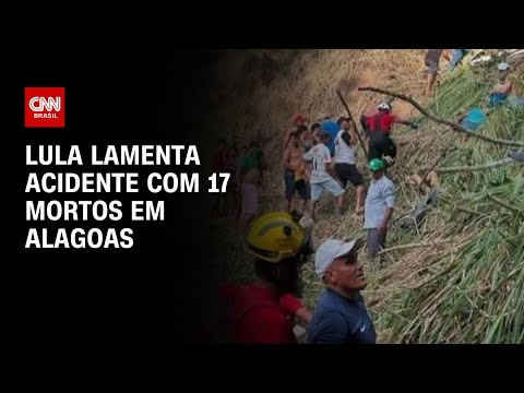 ​Lula lamenta acidente com 17 mortos em Alagoas | CNN PRIME TIME