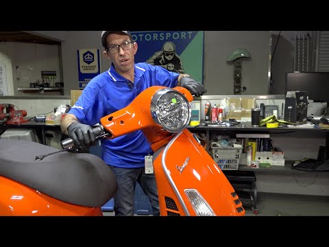 How to Install a Trick Pair of Rizoma Levers  on a Vespa GTS 300 HPE