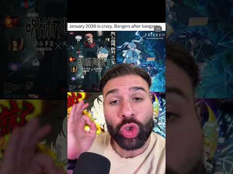 Januar wird verrückt 😳 #Anime #jjk #frieren #fireforce #hellsparadise