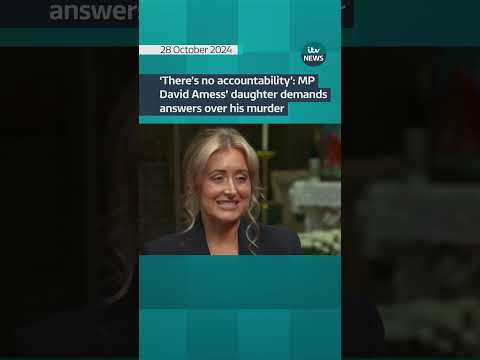 ‘There’s no accountability’: MP David Amess’ daughter demands answers over his murder #itvnews