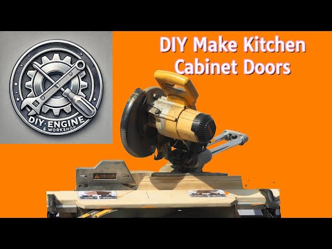 DIY Make Kitchen Cabinet Doors