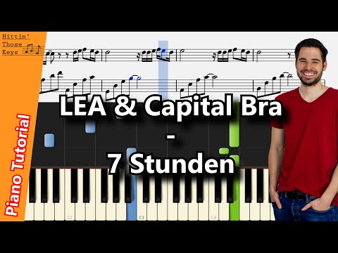 LEA & Capital Bra - 7 Stunden | Piano Tutorial | German