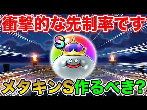 【ドラクエウォーク】衝撃的な先制率でした!! メタルキングSは作るべき!?【DQW】