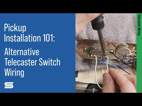 Telecaster DIY: Alternate Telecaster Switch Wiring