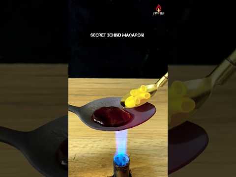 1000°C Hotspoon VS Macaroni 😱 #satisfyingvideo #experiment #foryou #fypシ