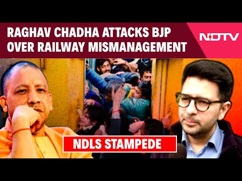 Delhi Stampede News | Raghav Chadha Criticises BJP Over Railway Mismanagement During Maha Kumbh