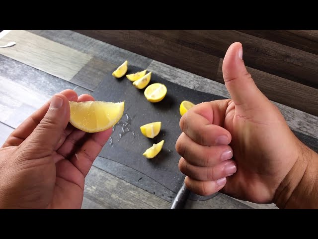 How to Cut a Lemon