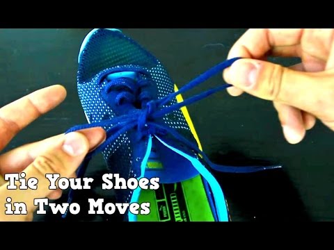 How to Tie Your Shoes Fast Way- Two moves - UCe_vXdMrHHseZ_esYUskSBw