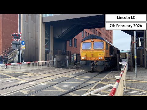 Lincoln High Street Level Crossing (07/02/2023)
