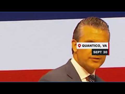 Hegseth attacks 'woke' culture during speech to troops