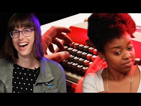 People Try Typewriters For The First Time - UCBUVGPsJzc1U8SECMgBaMFw