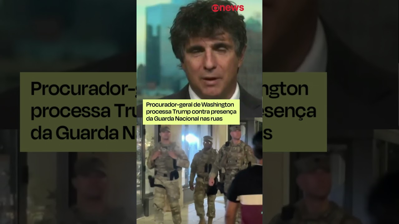 Washington processa Donald Trump contra presença da Guarda Nacional nas ruas