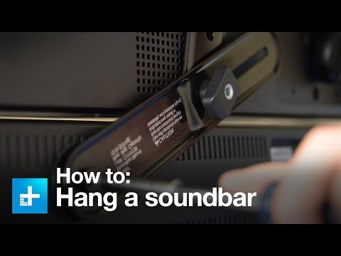 How to hang a sound bar using the Sanus SA405 sound bar mount - UC8wXC0ZCfGt3HaVLy_fdTQw