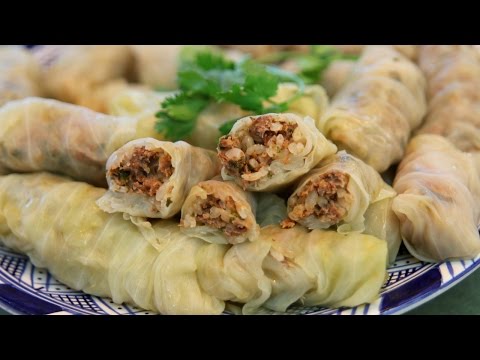 Dolma (Stuffed Cabbage Leaves) - Armenian Recipe - CookingWithAlia - Episode 334 - UCB8yzUOYzM30kGjwc97_Fvw