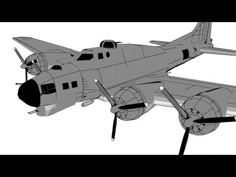 clipart b17 bomber