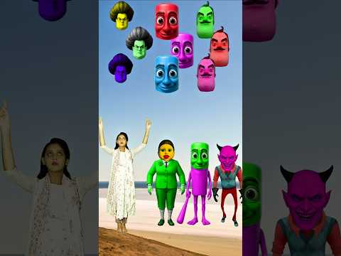 Dancing cute bhabhi, Scary Teacher 3D, Neighbour, Dancing Sahur &Me perfect Head Matching#shorts