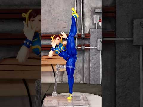 Posing Xcocan Quinn Li Street FighterAlpha Chun Li 1/12 action figure #shorts #chunli #streetfighter