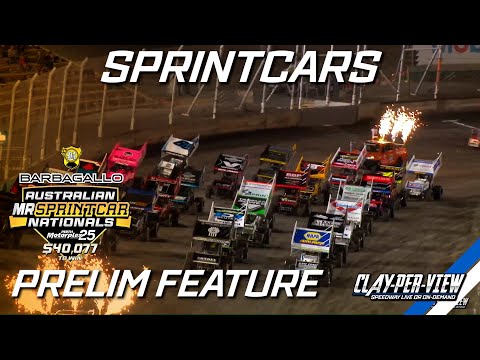 Sprintcars | Prelim Australian Mr Sprintcar Nationals - Perth - 7th Feb 2025 | Clay-Per-View - dirt track racing video image