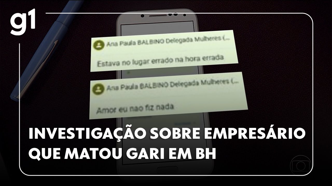 Jornal Hoje homem acusado de matar gari em BH pediu que esposa entregasse arma diferente à polícia