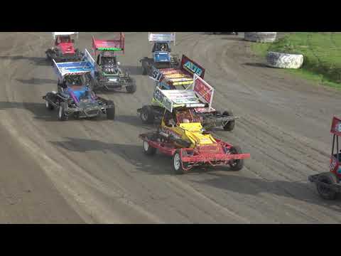 Stockcar F2 junioren heat 2 Speedway Blauwhuis Fries Kampioenschap 2023 - RaRaRacing - dirt track racing video image