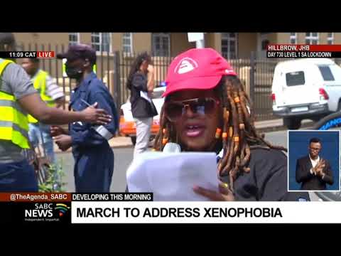 Anti-xenophobia March I Kopanang Africa stages a march against xenophobia