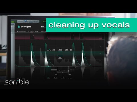 Gating a vocal track with smart:gate | sonible