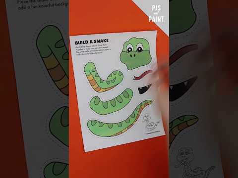 Easy snake craft 🐍