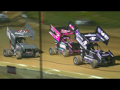NY6A Micro Sprint Feature | Freedom Motorsports Park | 7-14-23 - dirt track racing video image