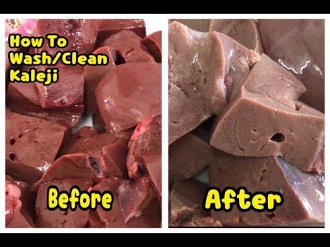How To Clean/Wash And Get Rid Off Kaleji Smell And Blood By Yasmin's Cooking