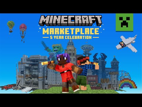 Minecraft Marketplace 5 Year Celebration Trailer
