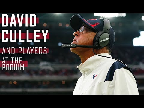 POSTGAME SHOW: Head Coach David Culley and Players Meet with the Media After Texans vs. Titans video clip
