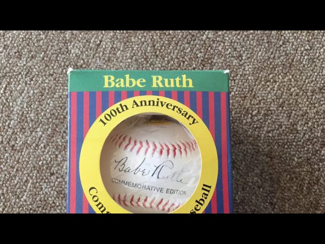 Babe Ruth 100th Anniversary Baseball is a Must-Have for Collectors