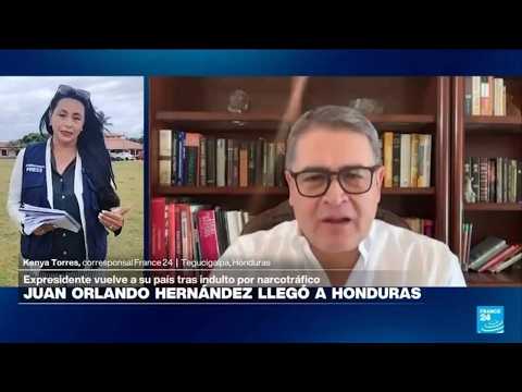 Tras su regreso a Honduras, Juan Orlando Hernández insiste en su "inocencia"