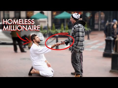 Homeless Millionaire Prank - Would You Help? - UCd5xLBi_QU6w7RGm5TTznyQ
