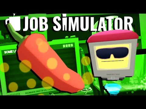 RADIOACTIVE GHOST PEPPER CHALLENGE! - Job Simulator VR - HTC Vive VR - UCK3eoeo-HGHH11Pevo1MzfQ