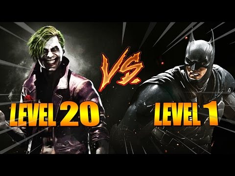 LV. 20 JOKER Vs. LV. 1 BATMAN: Injustice 2 - Multiverse Showdown - UCOgaIuQYGr6ow_jbote4BKA