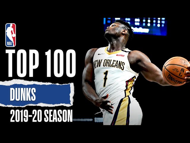 Most Dunks in the NBA 2019-20 Season