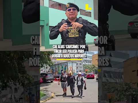 Cae alias 'Gargamel' por fingir ser policía para robar a adultos mayores