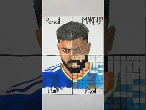 Drawing Hardik Pandya for T20 World Cup 2026 🇮🇳😍 #shorts #cricketart #hardikpandya