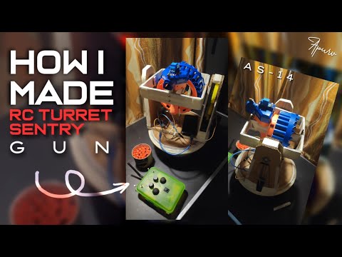 How I Made RC Turret Sentry GUN • v2
