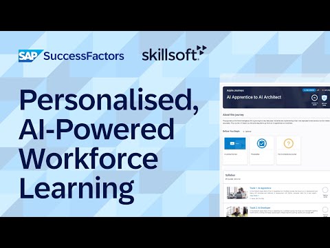 Personalized, AI-Powered Workforce Learning in SAP SuccessFactors with Skillsoft