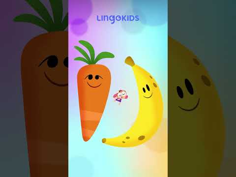 VEGGIES and FRUITS are GOOD for YOU with @Lingokids 🍅🥕🍌🥬 #lingokids  #forkids #nurseryrhymes